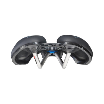 Selle SELLE ITALIA FLITE BOOST SUPERFLOW ENDURANCE L Rails Ti 316 Noir — vue arrière