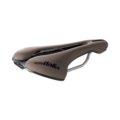 Selle SELLE ITALIA FLITE BOOST GRAVEL SUPERFLOW L3 Rails TI 316 Marron — vue trois quarts coloris marron L3