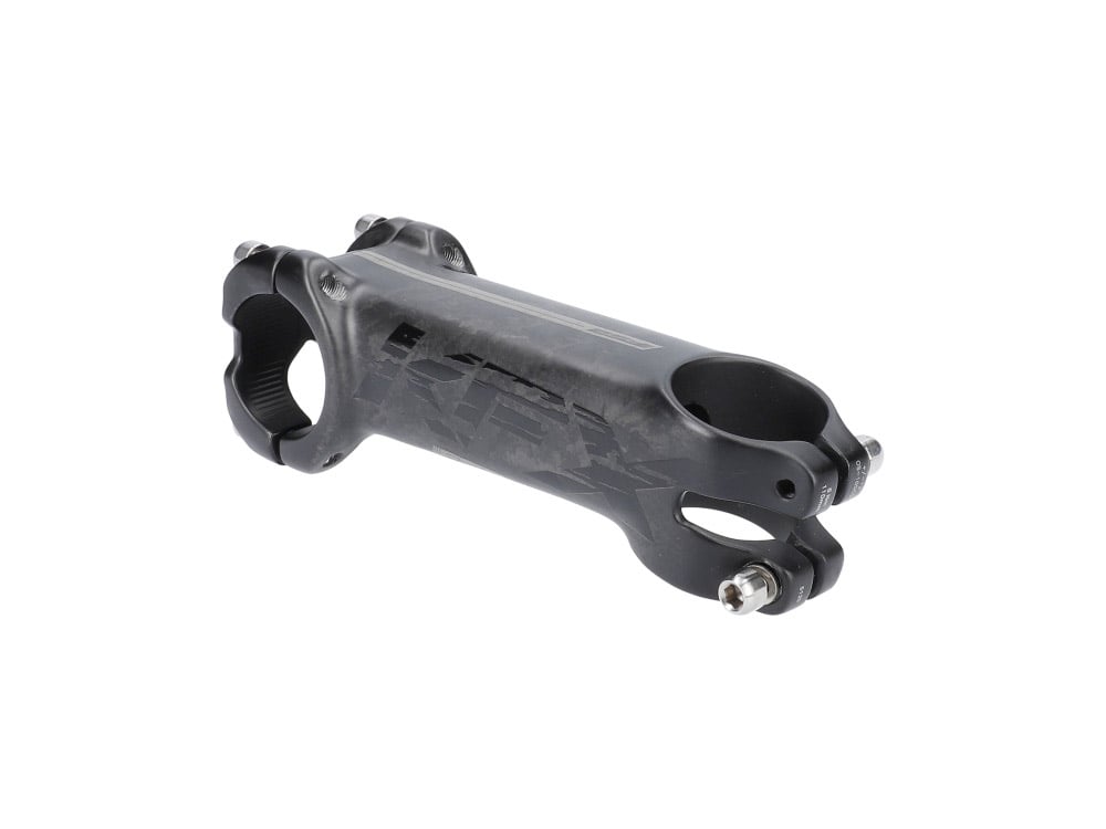 Potence FSA KFX Carbone -12° Gris — vue arrière en trois quarts