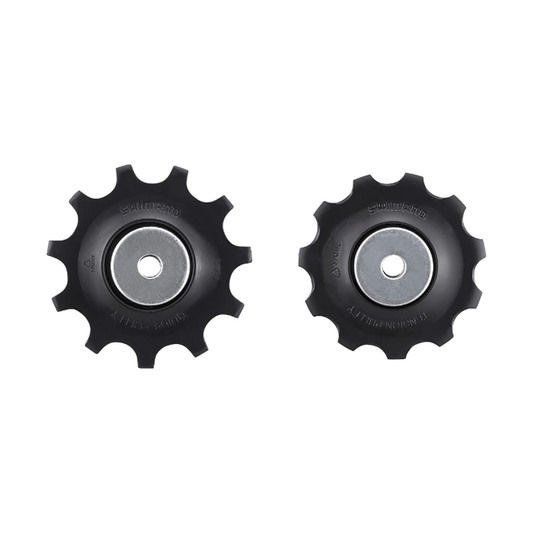 Galets de Dérailleur Arrière 10V SHIMANO DEORE RD-M6000 Chape Moyenne — pièce sur fond blanc