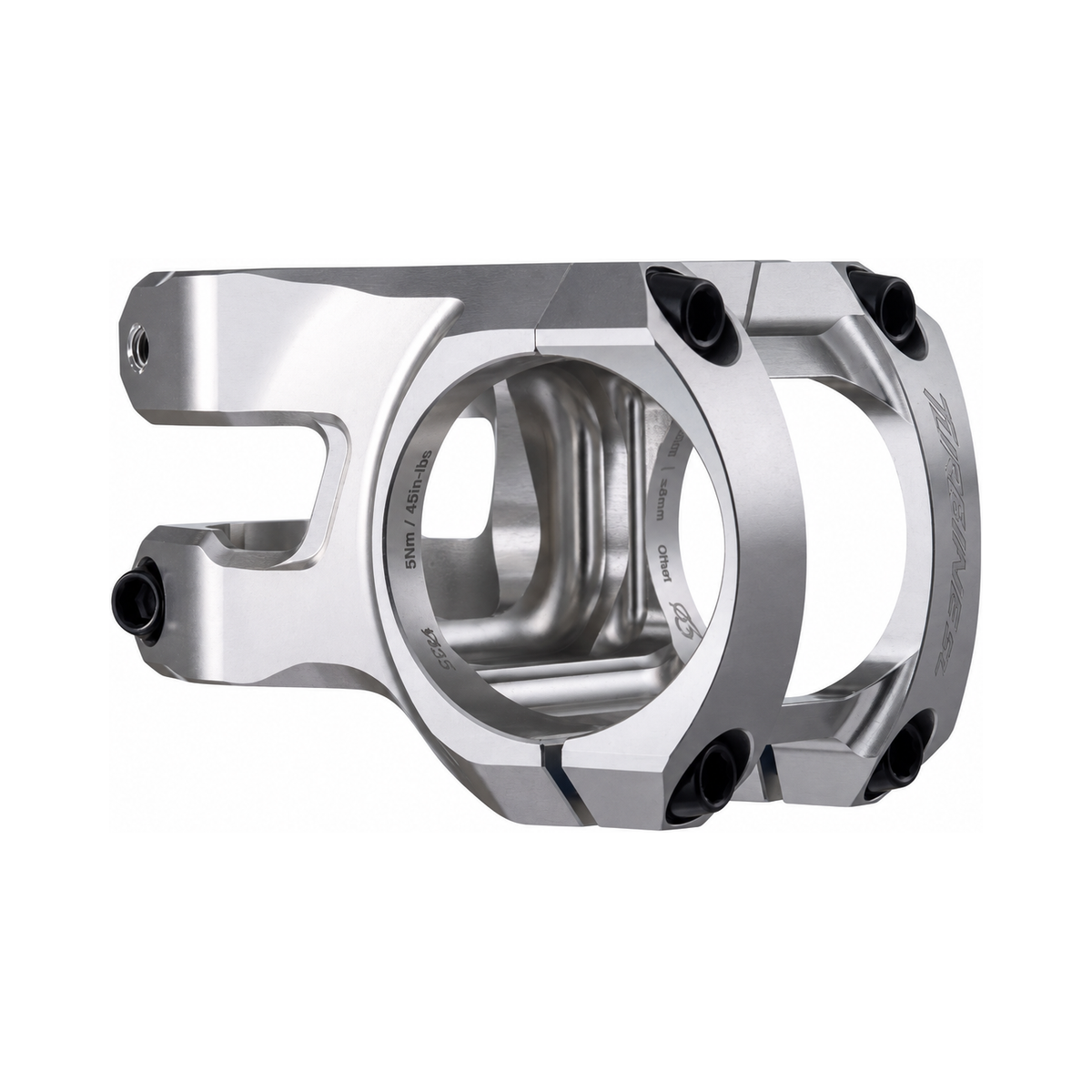 Potence RACE FACE TURBINE SL 35 Argent — vue principale sur fond blanc