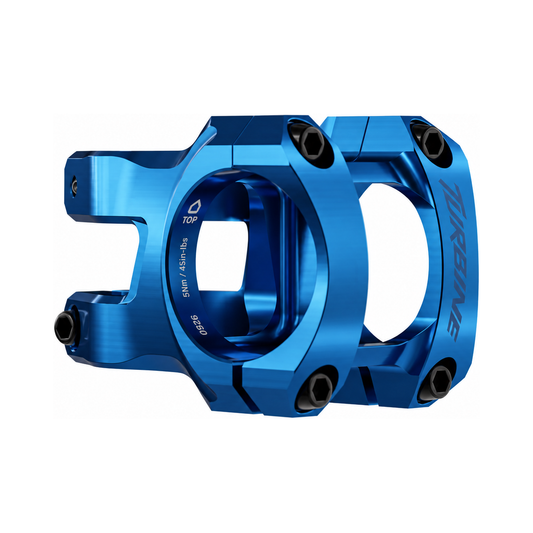 Potence RACE FACE TURBINE 35 Bleu 2026 — vue principale sur fond blanc