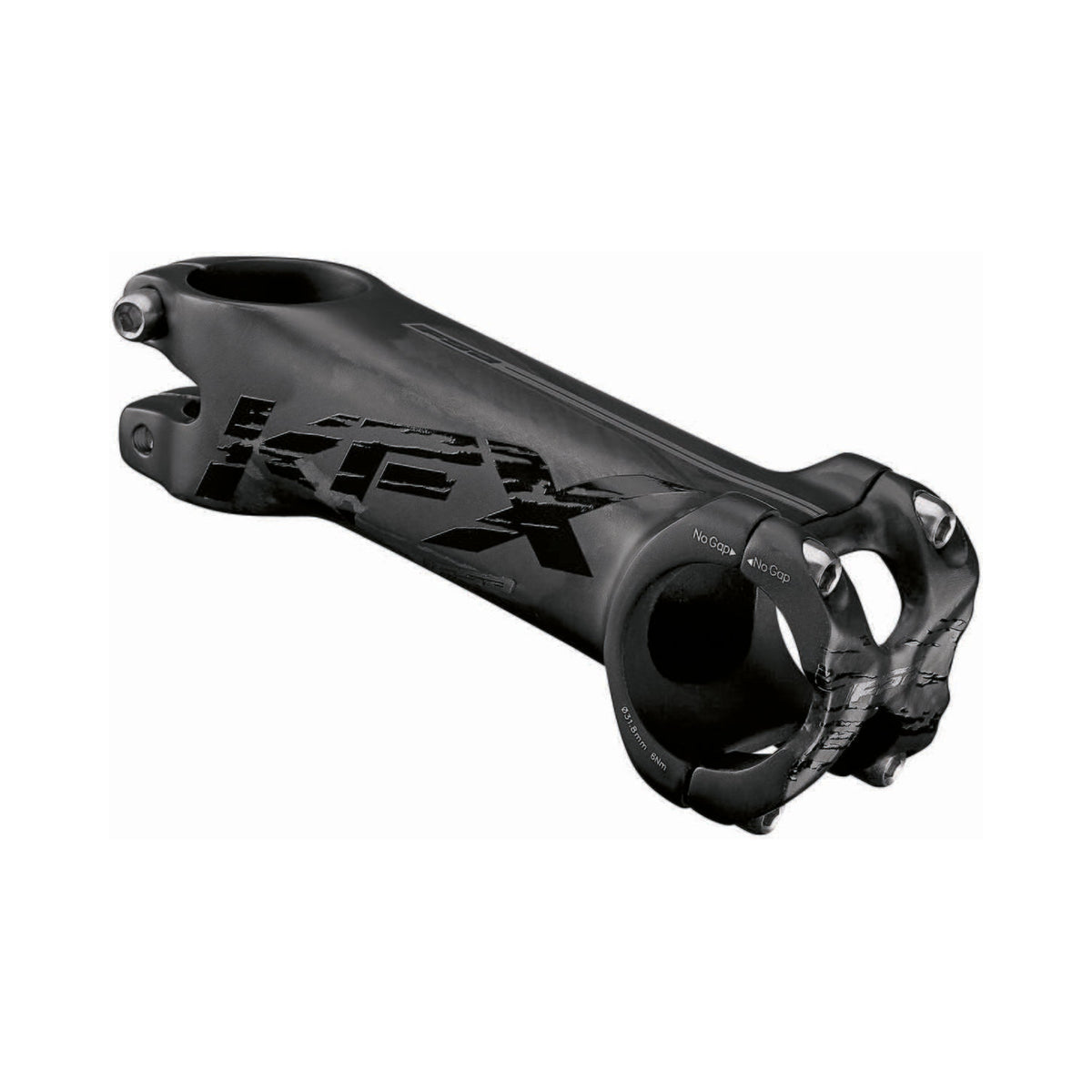Potence FSA KFX Carbone -12° Gris — vue principale sur fond blanc