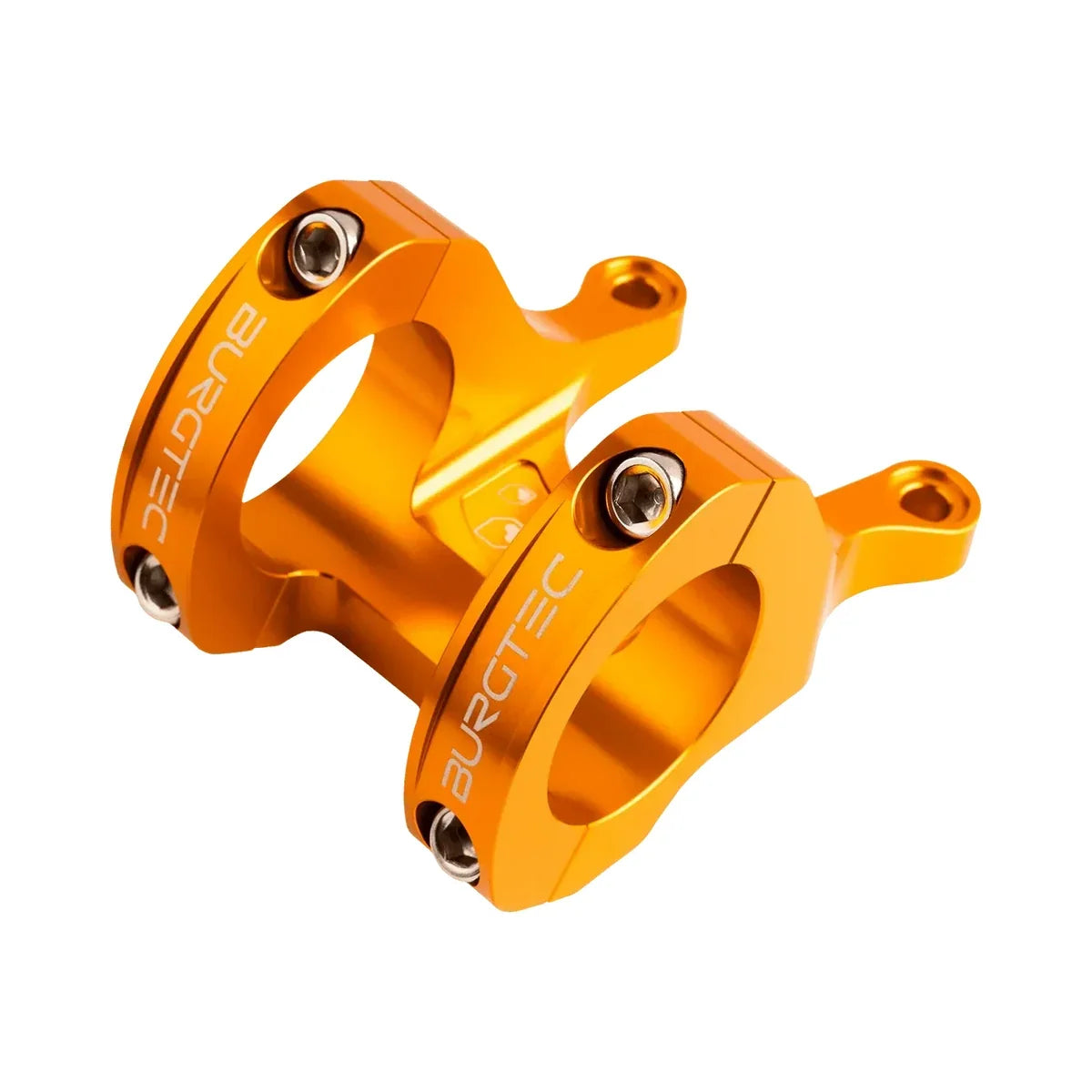 Potence BURGTEC Direct Mount MK3 Orange — vue principale sur fond blanc