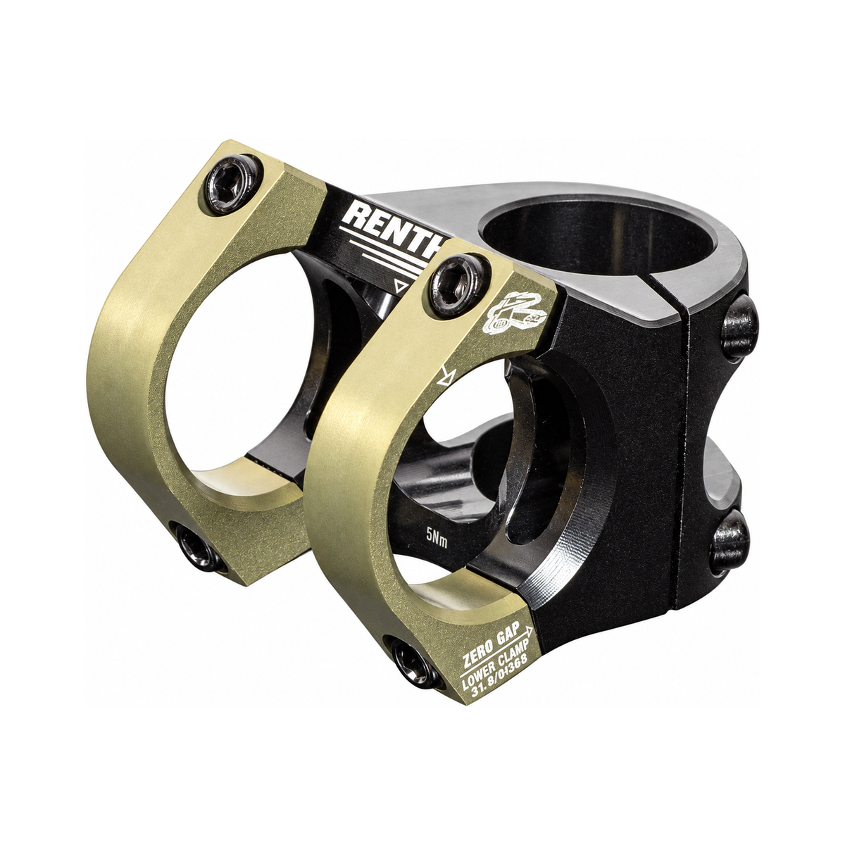 Potence RENTHAL APEX V2 Noir/Bronze — vue principale sur fond blanc