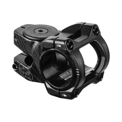 Potence REVERSE COMPONENTS BLACK ONE D-2 Noir/Noir Mat — vue principale sur fond blanc