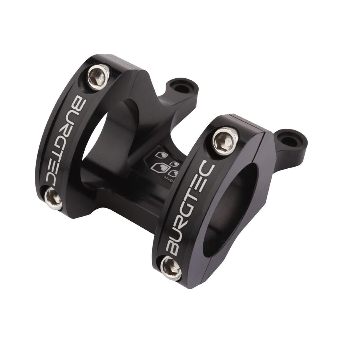 Potence BURGTEC Direct Mount MK3 Noir — vue principale sur fond blanc