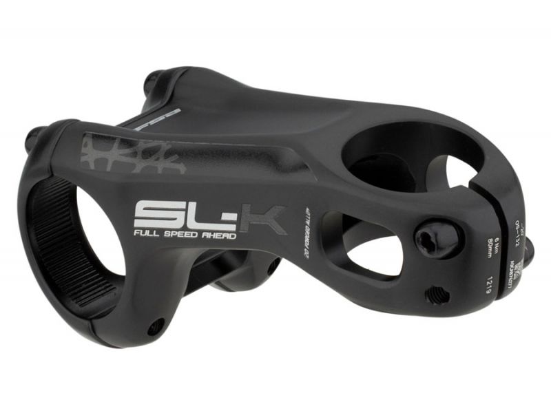 Potence FSA SL-K Aluminium -20° Gris — vue arrière en trois quarts
