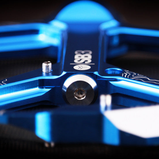 SB3 SPECTRUM flade pedaler Blå