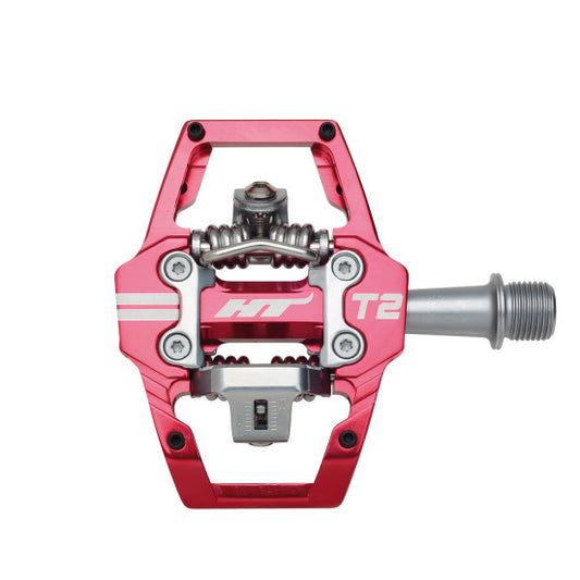 Pédales HT COMPONENTS ENDURO T2 Rouge