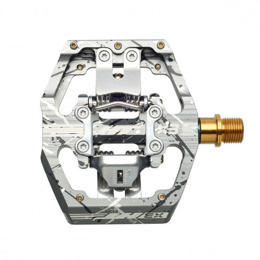 Pédales HT COMPONENTS X3T Titane Gris Camo