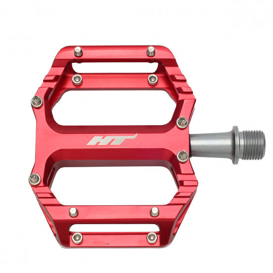HT COMPONENTS AR09SX Flatpedaler Röd
