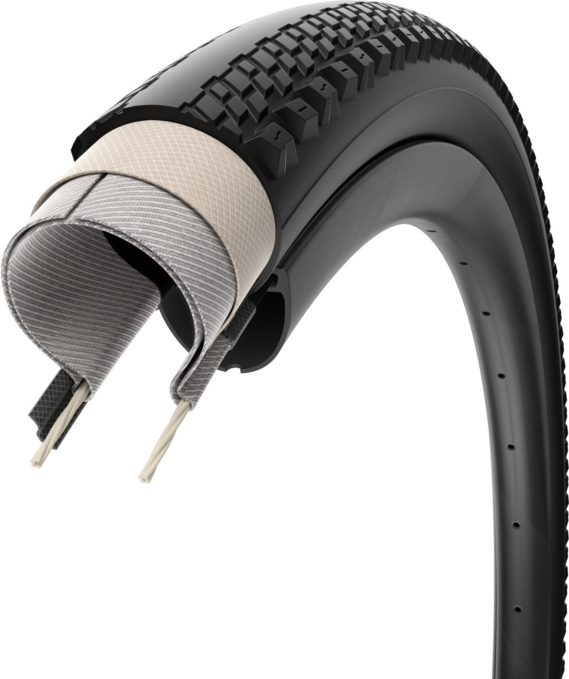 PIRELLI CINTURATO GRAVEL RH Performance 700c Tubeless Ready-dæk, sort