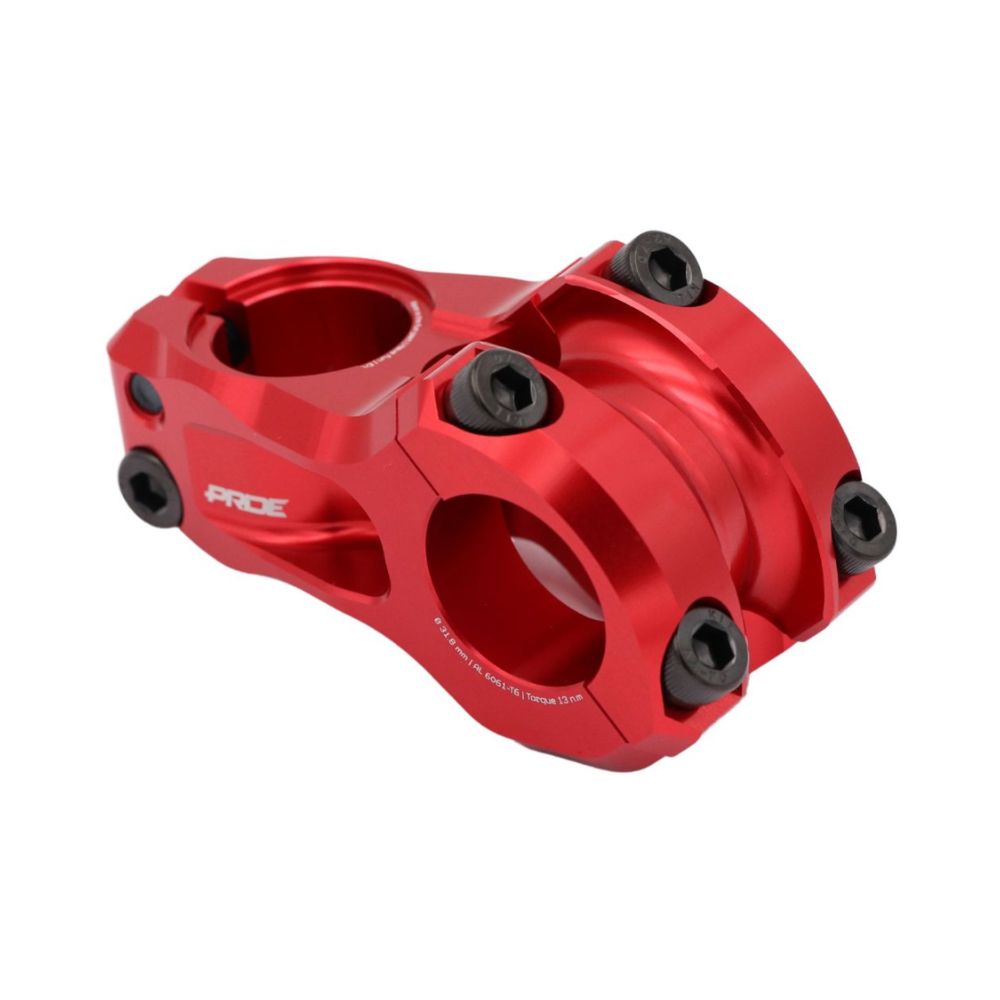 Potence PRIDE FTL Ø31.8mm Rouge