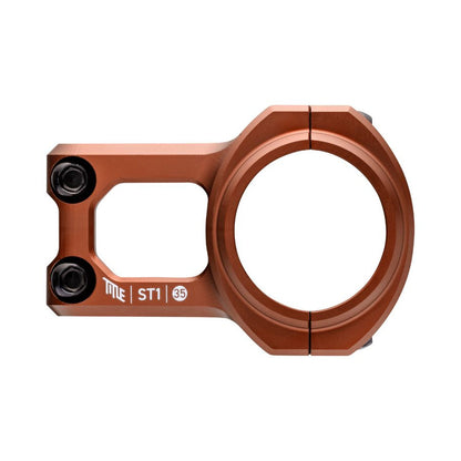 Potence TITLE ST1 Bronze — vue de profil sur fond blanc