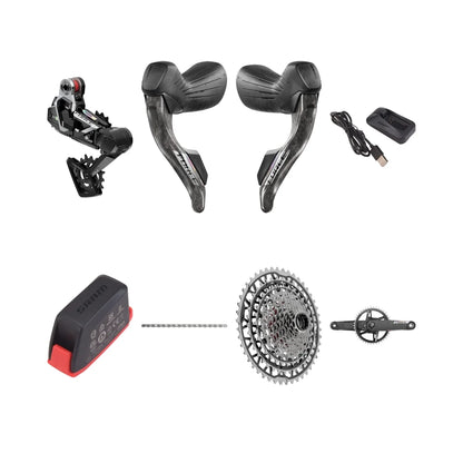 Groupe SRAM FORCE AXS XPLR E1 1x13V Capteur de Puissance