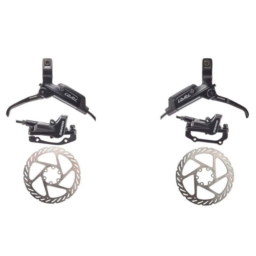 Par SRAM LEVEL Black skivbromsar