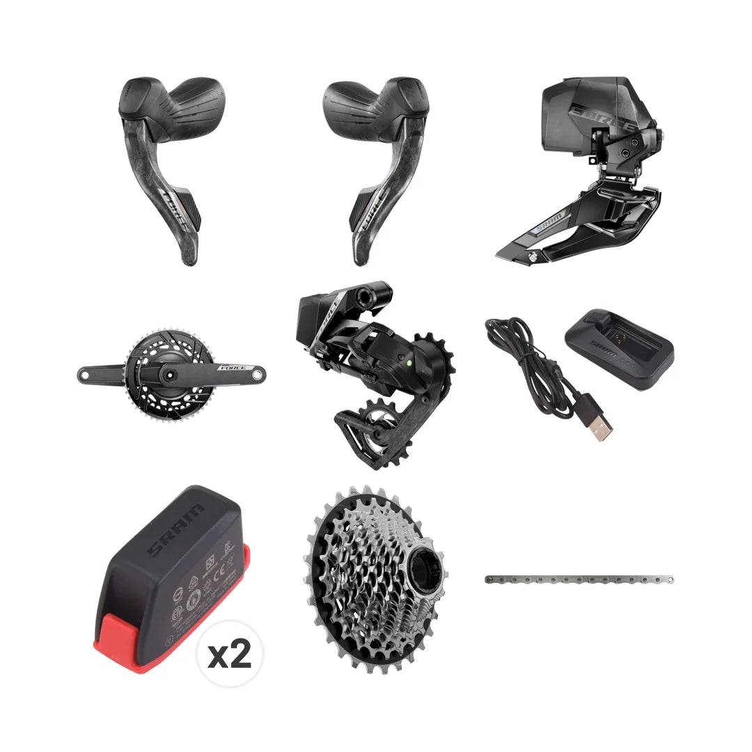 Groupe SRAM FORCE AXS E1 2x12V Capteur de Puissance