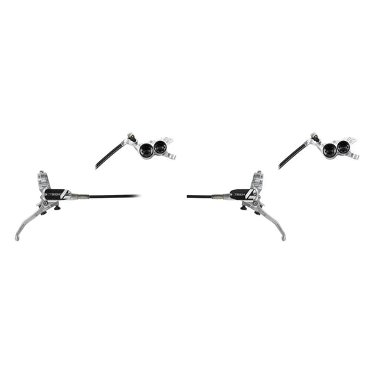 Paire de Freins HOPE TECH 4 V4 Aviation Sans Disque Argent/Noir