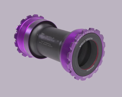 Boitier de Pédalier WOLFTOOTH T47i Interne 30mm Ultraviolet Purple