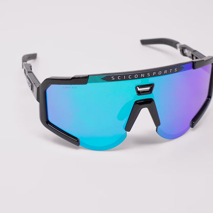 Lunettes SCICON AEROSCOPE Noir Multimirror Bleu