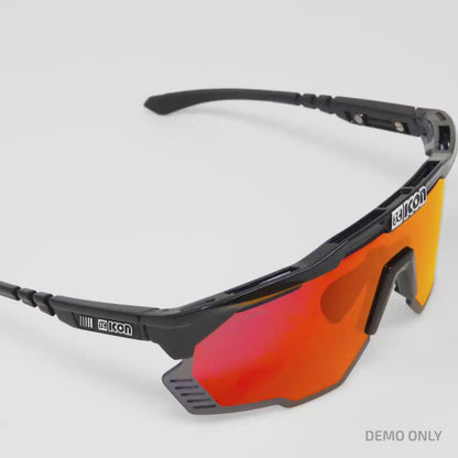 Lunettes SCICON AEROSHADE KUNKEN Noir Multimirror Rouge
