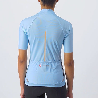 Maillot CASTELLI ENDURANCE W Femme Manches Courtes Bleu