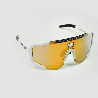 Lunettes SCICON AEROSCOPE Blanc Multimirror Bronze