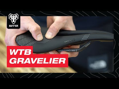 Selle WTB GRAVELIER Medium 140mm Rails Inox