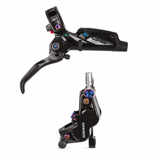 Frein Arriere SRAM G2 Ultimate A1 Rainbow — levier et étrier sur fond blanc