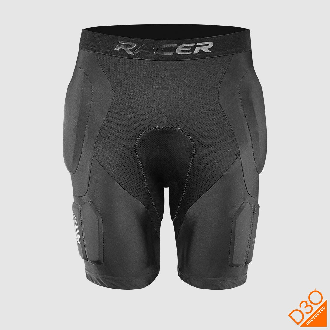 RACER D3O Skyddsshorts svart