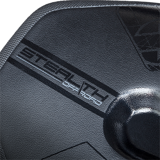 Siodełko STEALTH OFFROAD 142 mm PRO z szynami ze stali nierdzewnej, czarne