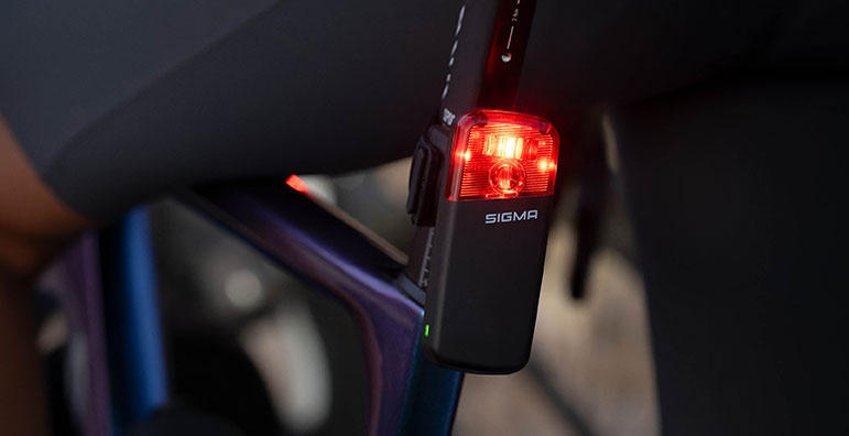 SIGMA RECO 80 LINK monté sur vélo de route