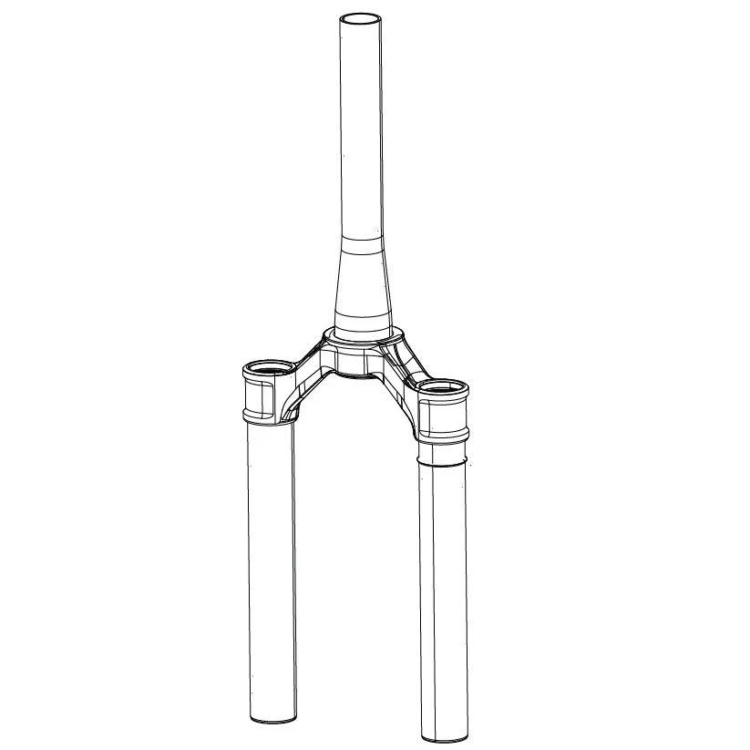 Ensemble Té/Pivot/Plongeurs ROCKSHOX SID SL DebonAir 29" Pivot Conique Déport 44 mm Noir Diffusion D1 (2024+)