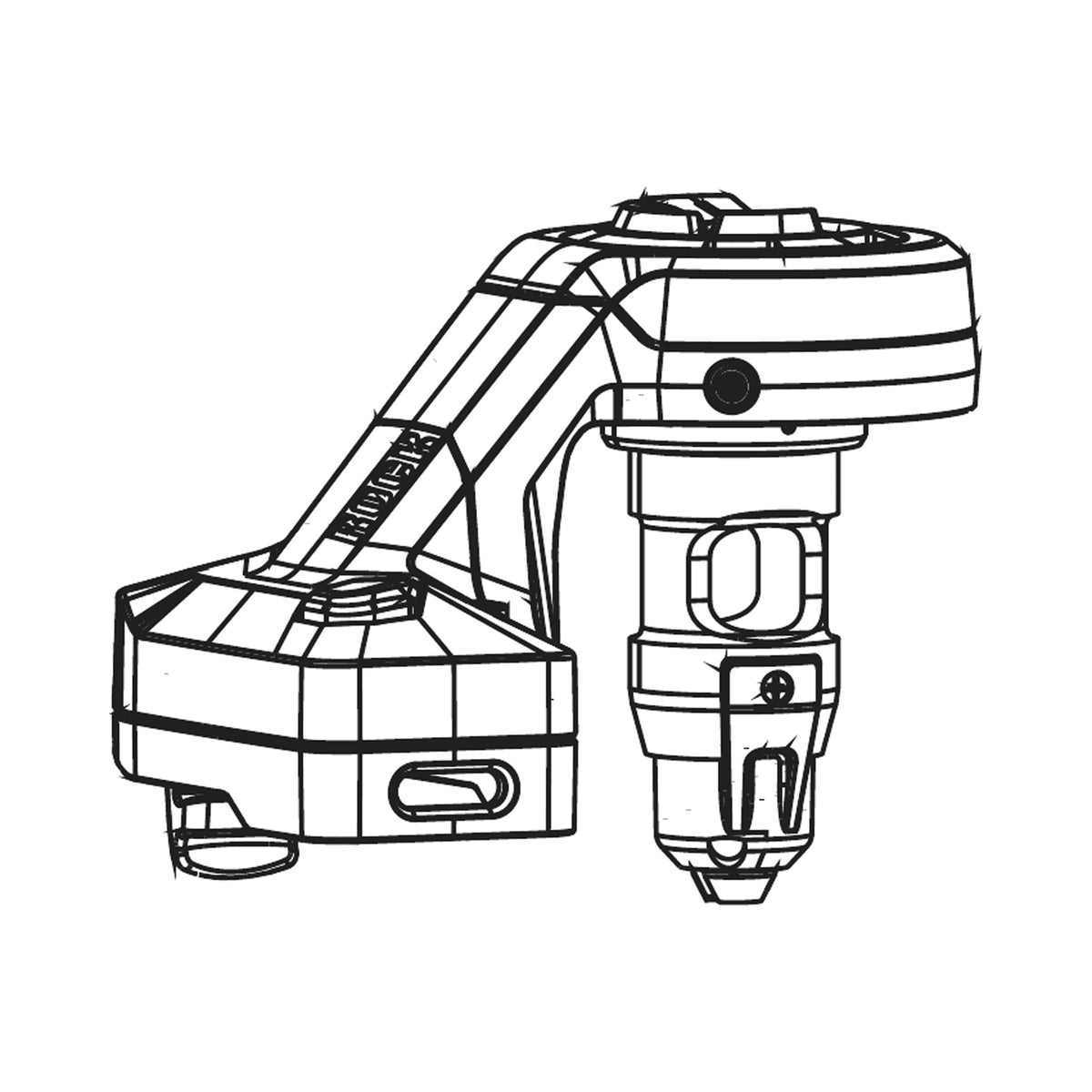 Module de Contrôle de Fourche ROCKSHOX FLIGHT ATTENDANT SID SL (2021+) — illustration technique