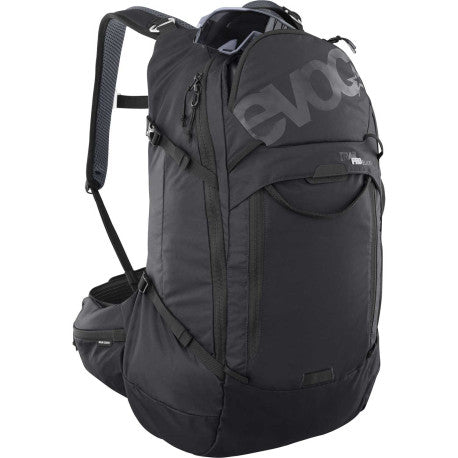 Ryggsäck med ryggstöd EVOC TRAIL PRO BLACKLINE 26 L Svart