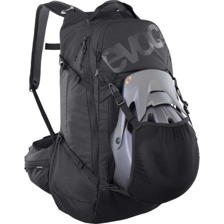 Ryggsäck med ryggstöd EVOC TRAIL PRO BLACKLINE 26 L Svart