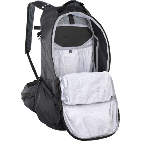 Ryggsäck med ryggstöd EVOC TRAIL PRO BLACKLINE 26 L Svart