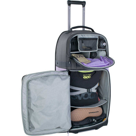 EVOC WORLD TRAVELLER 125 L Resväska Svart/lila