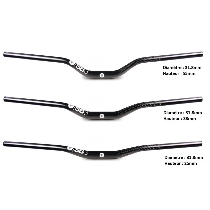 Cintre SB3 KROMA Rise 38mm 780mm Noir/Bleu