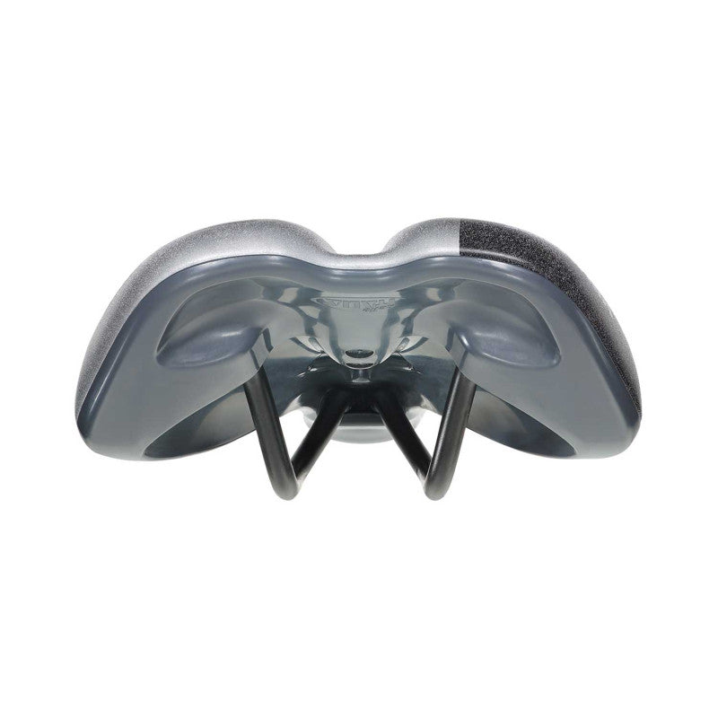 SELLE ITALIA S 5 LADY SUPERFLOW L-sadel til kvinder, Fec-skinner, sort