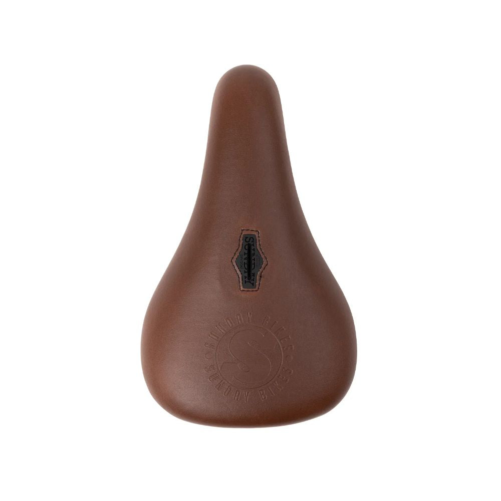 Selle SUNDAY BADGE PERFORATED PIVOTAL Marron