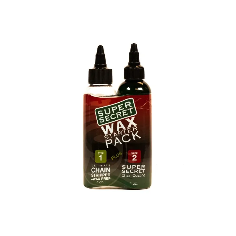 SILCA CHAIN STRIPPER i SUPER SECRET Zestaw do przygotowania i smarowania łańcucha 2x120ml