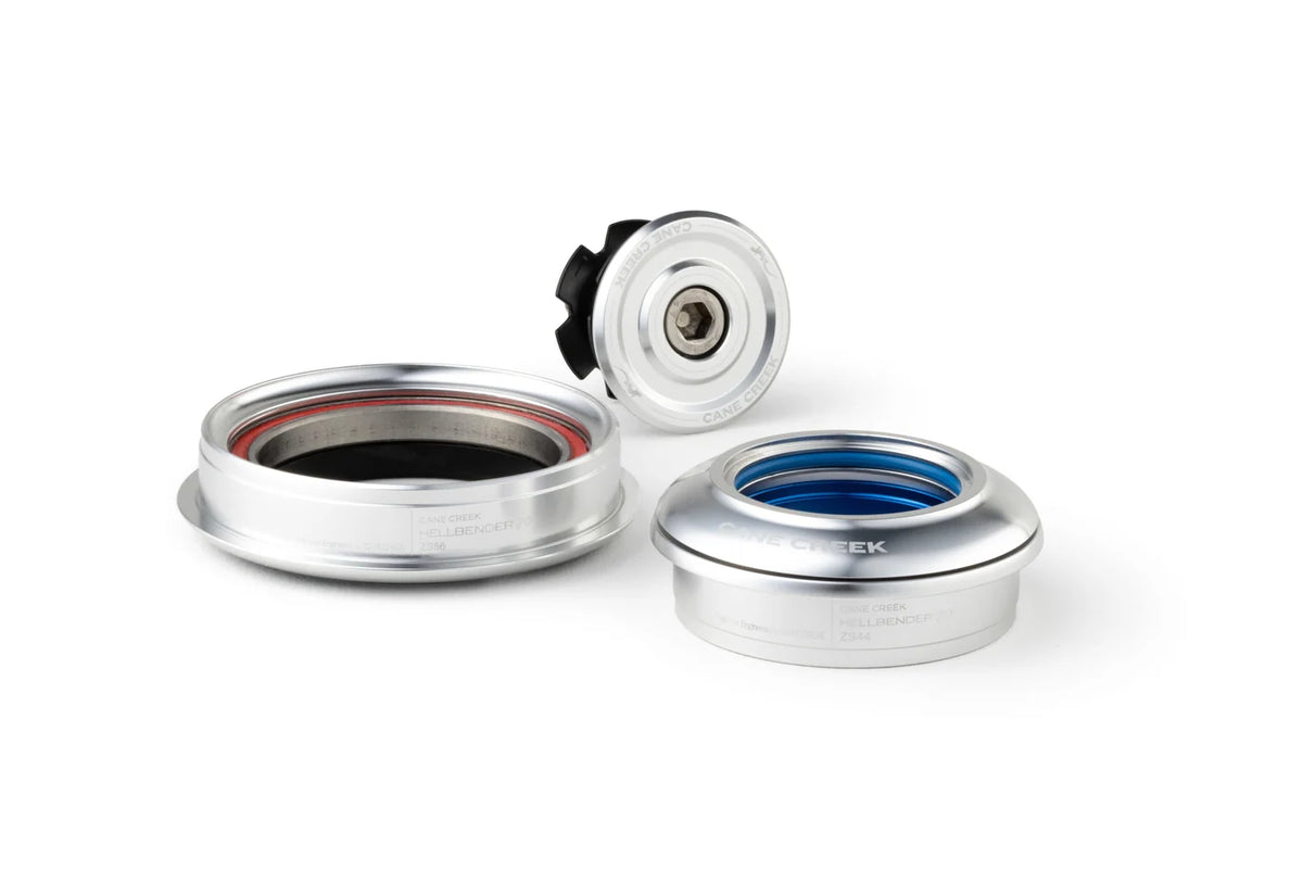 Jeu de Direction Semi-Intégré Conique CANE CREEK Hellbender 70 1"1/8-1.5" ZS44/ZS56 Argent