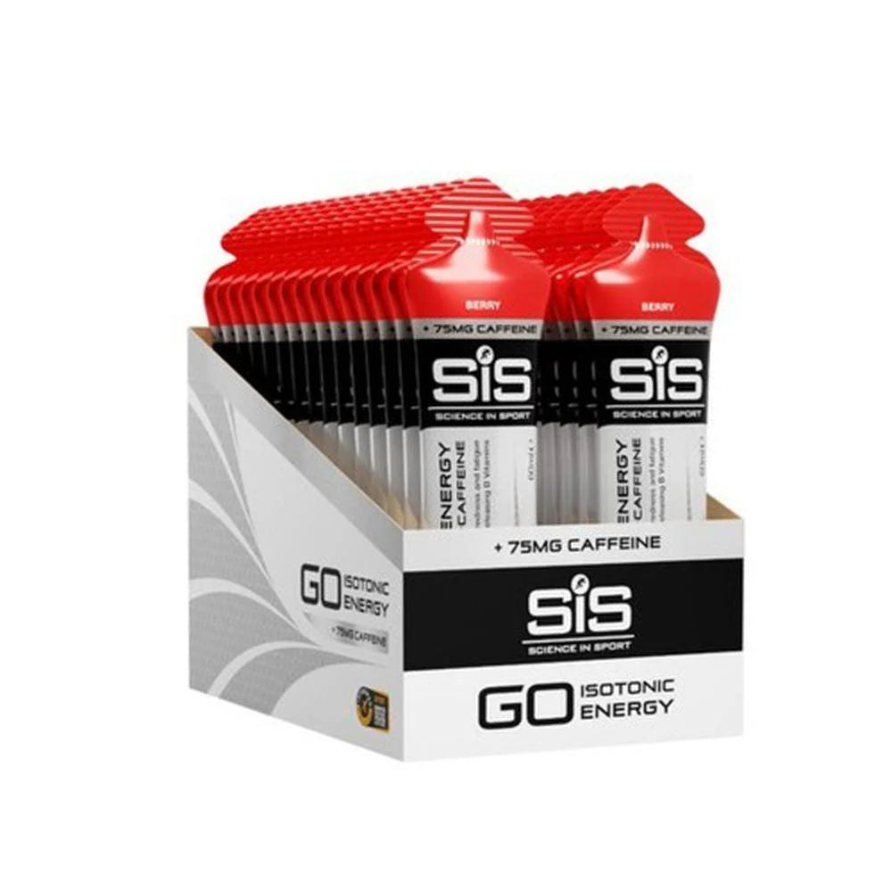 Gel Énergétique SIS GO ISOTONIC ENERGY Cafféine (60ml) Fruits rouges