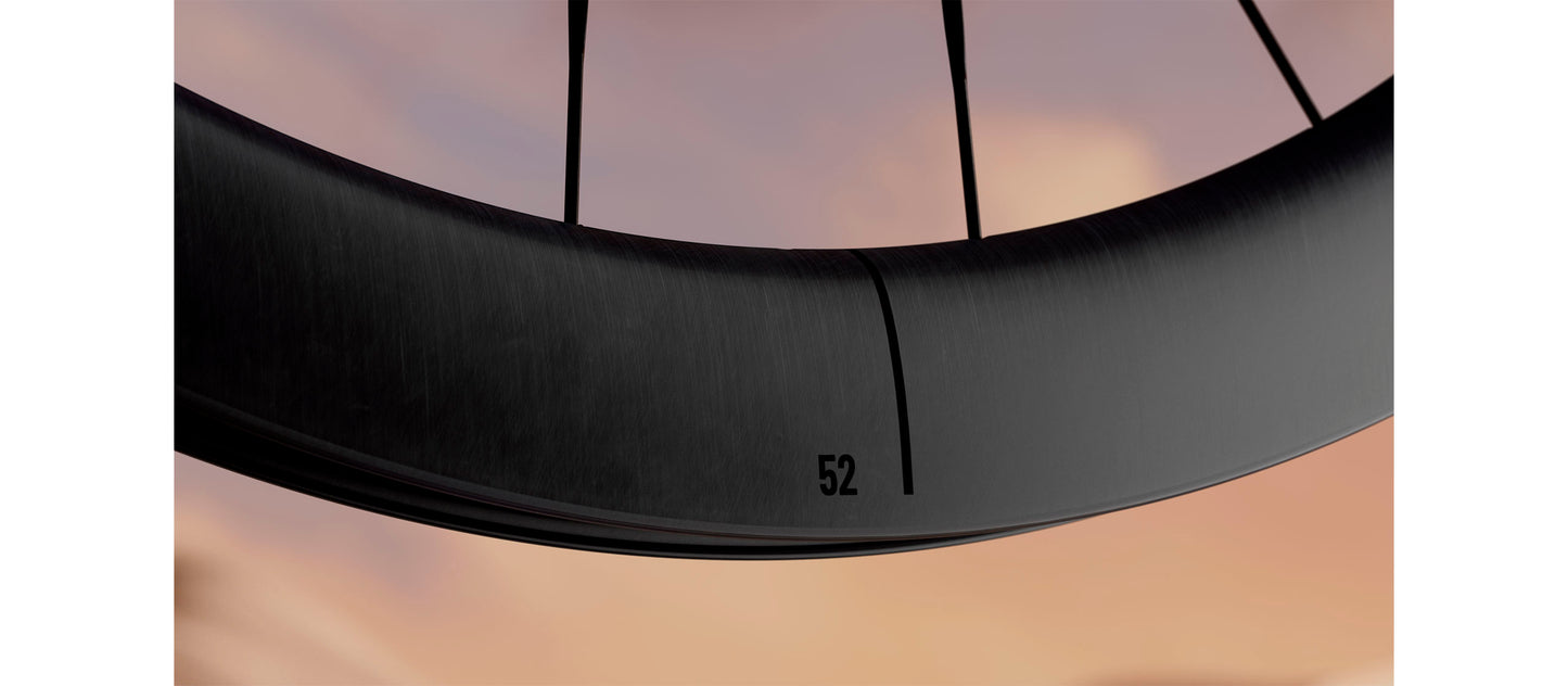 Pár kol MICHE DEVA RD 52 Tubeless Ready (Center Lock) Black