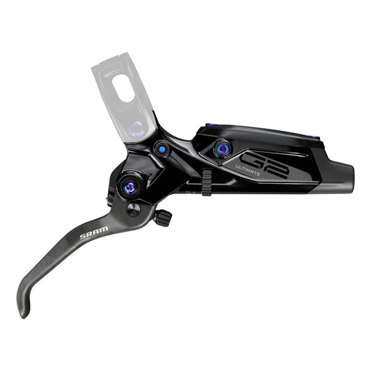 Dźwignia kompletna SRAM G2 Ultimate (A2) Gloss Black Rainbow Hardware #11.5018.052.011
