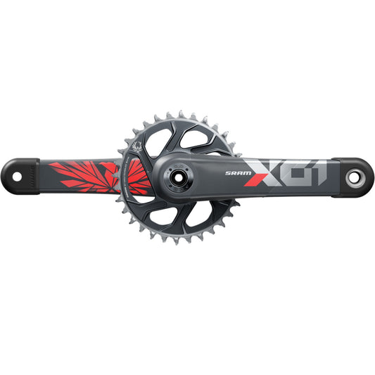 Pédalier Mono 12V SRAM EAGLE X01 DUB Lunar Oxy Rouge