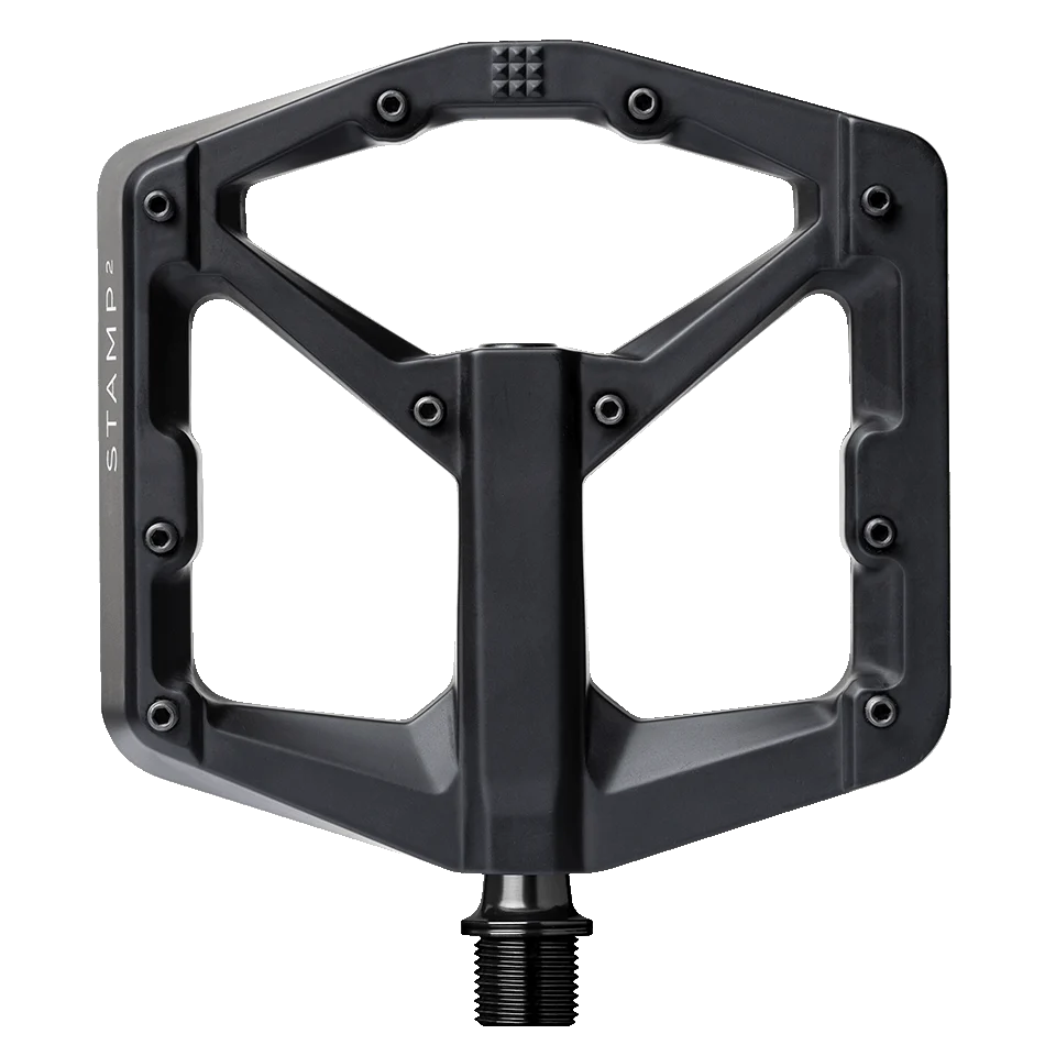 Pédales Plates CRANKBROTHERS STAMP 2 Large Noir