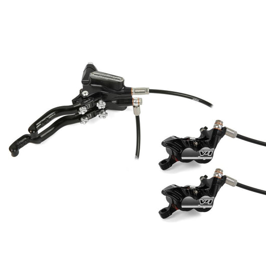 HOPE TECH 3 V4 DUO dubbel rak broms Svart